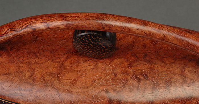 Box with Bead Macadamia Bubinga